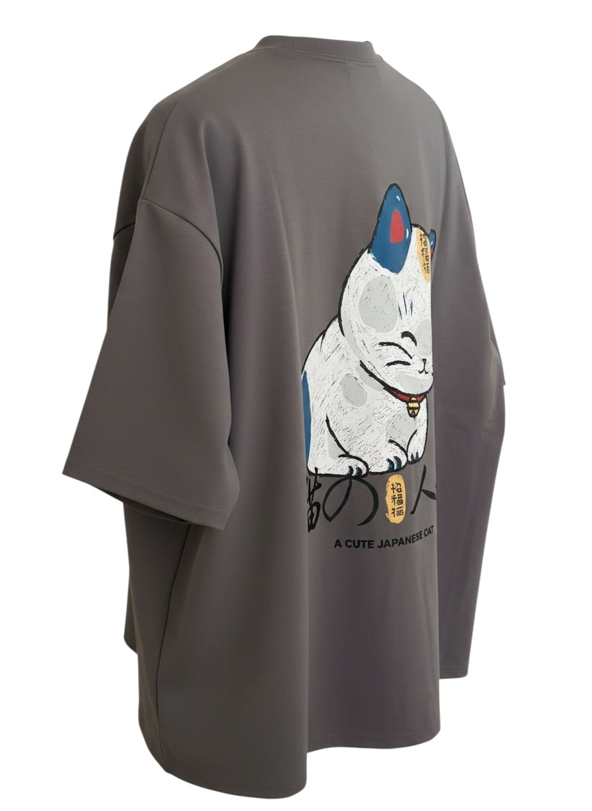 Deep Grey Oversized T-Shirt