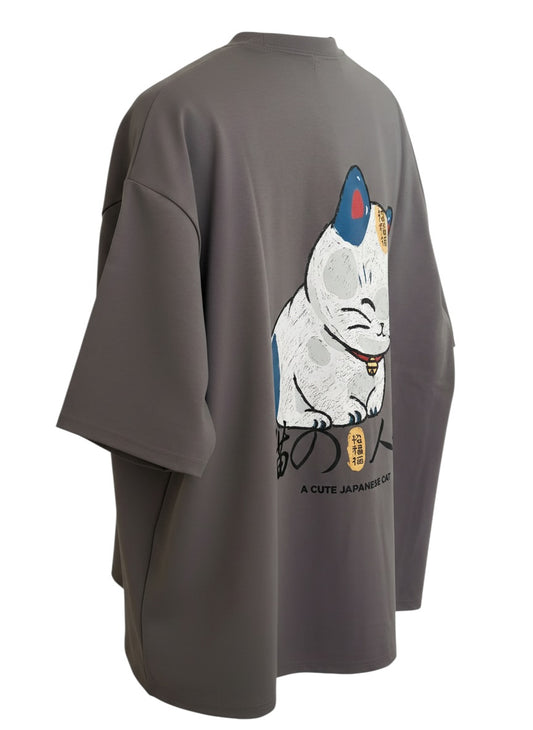 Deep Grey Oversized T-Shirt